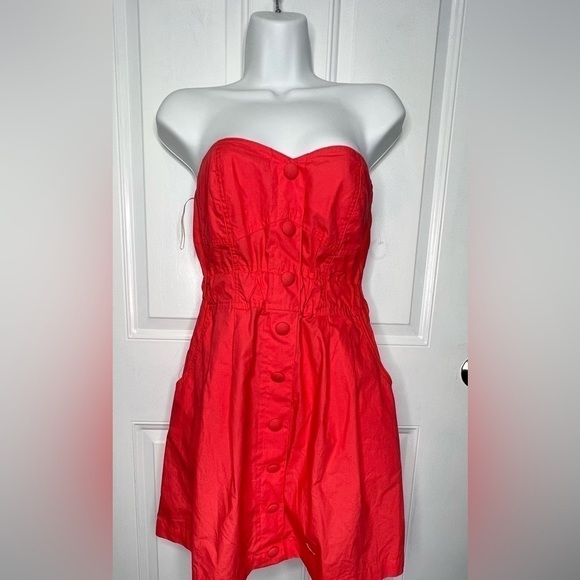 Twenty One Size M Strapless Melon Dress Junior Size M - Picture 3 of 12